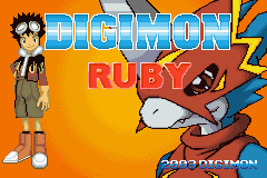 Digimon Ruby Title Screen